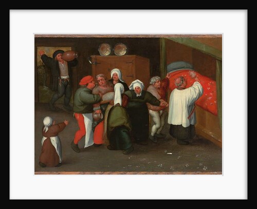 The Blessing of the Marriage by Maerten van Cleve