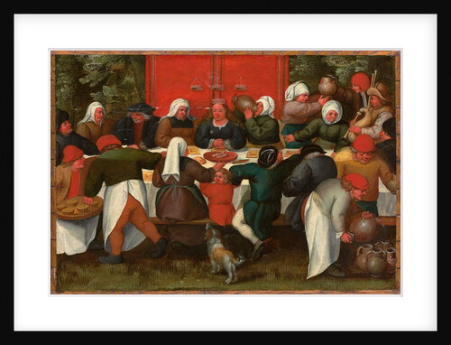 The Wedding Feast by Maerten van Cleve