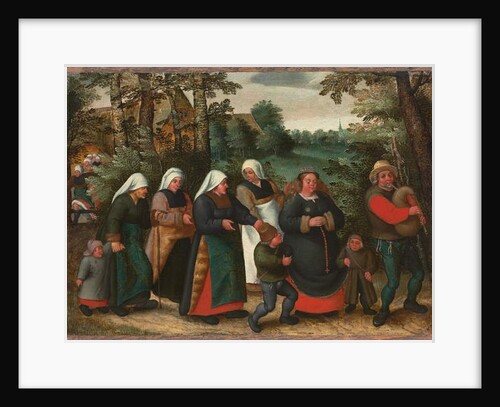 The Procession of the Bride by Maerten van Cleve