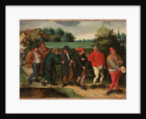 The Procession of the Groom by Maerten van Cleve