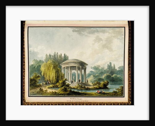 Vue du Temple, from Recueil des plans du Petit Trianon by Richard Mique, 1781 by Claude Louis Chatelet
