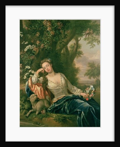 Portrait of Henrietta, Duchess of Bolton as St. Agnes by James Francis Maubert
