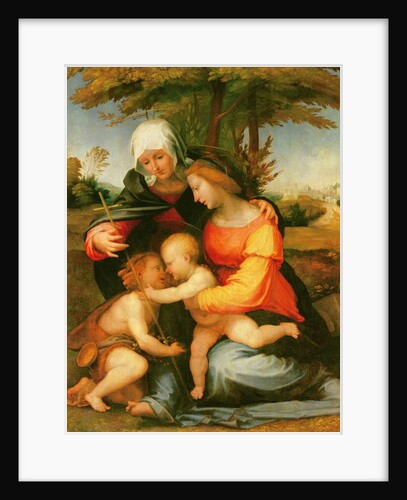 Madonna and Child: St.Elizabeth and the infant St.John the Baptist by Fra (1472-1517) Bartolomeo