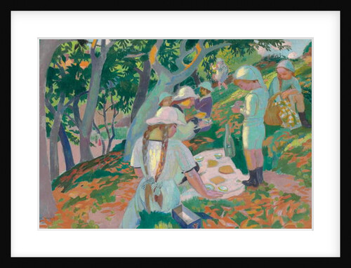 Le goûter sous les châtaigniers, 1914 by Maurice Denis