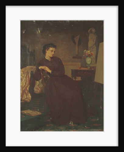 A Lady Artist, 1869 by Ernest Gustave Girardot