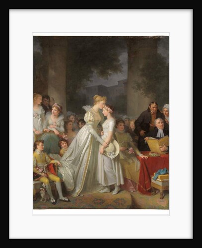 The kiss of protection by the local chatelaine by Marguerite Gerard
