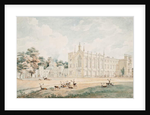 View from the South West, Cassiobury, Hertfordshire by William Alexander