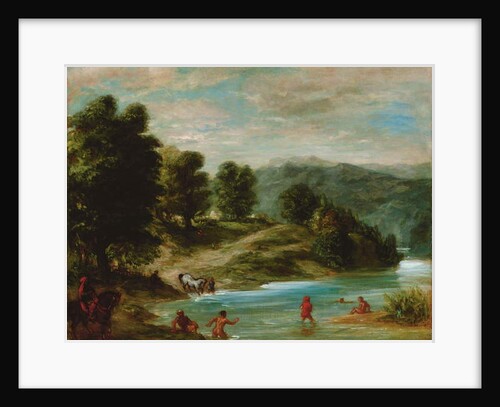 The Banks of the River Sebou, 1858 by Ferdinand Victor Eugene Delacroix