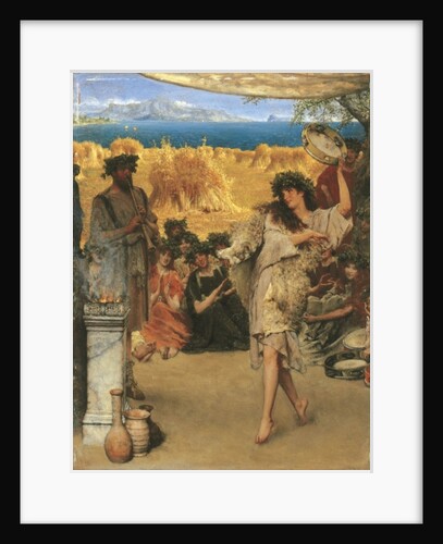 A Harvest Festival, 1880 by Lawrence Alma-Tadema