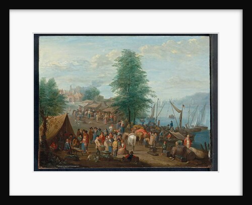 The Fish Market by Balthasar Beschey