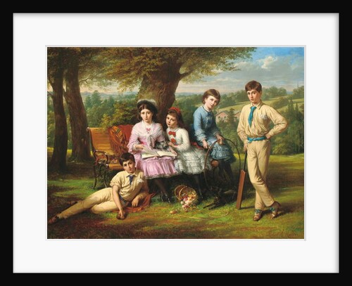 The Johnston Children by Robert Antoine Muller