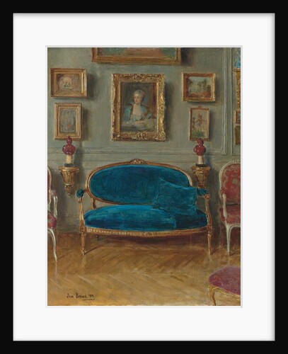 Le canapé bleu, 1912 by Jean Beraud