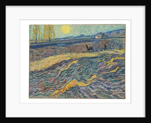 Farmer in a Field, 1889 by Vincent van Gogh