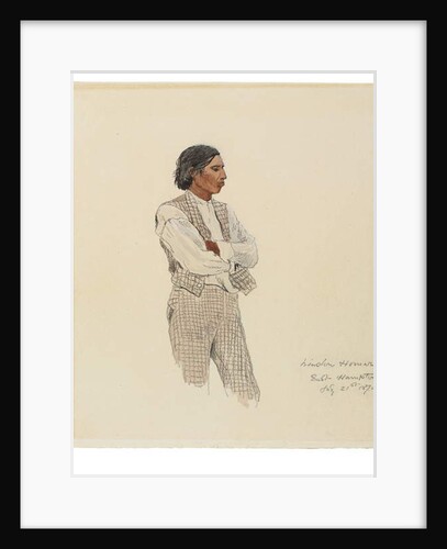 David Pharohh, The Last of the Montauks, 1874 by Winslow Homer