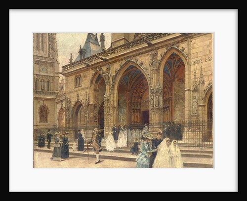 First Communion by Louis Beroud