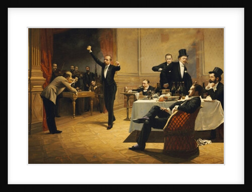 The Dinner Party, 1837 by Ferencz Paczka