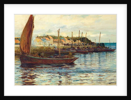 Shipping in the harbour of Oban, 1892 by Colin Hunter