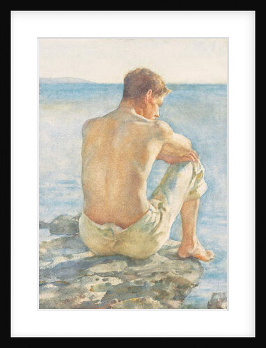 Watching the sea by Henry Scott Tuke