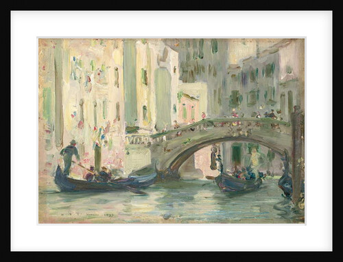 A canal in Venice, 1899 by Henry Scott Tuke