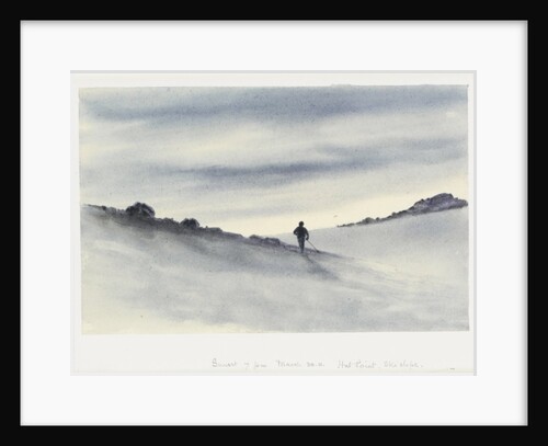 Sunset, 7pm, March 30.11, Hut Point, Ski Slope, 1911 by Edward Adrian Wilson