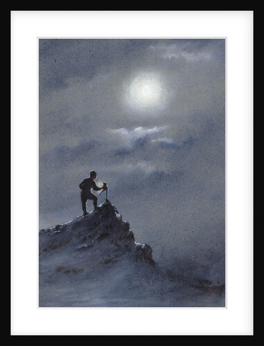 Birdie reading observations on the Ramp, June 6th.11, 1911 by Edward Adrian Wilson