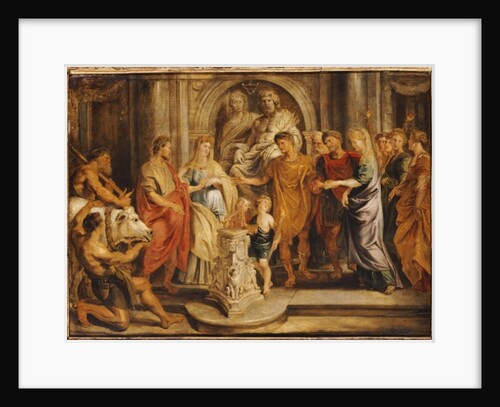 The Marriages of Constantine and Fausta and of Constantia and Licinius by Peter Paul Rubens