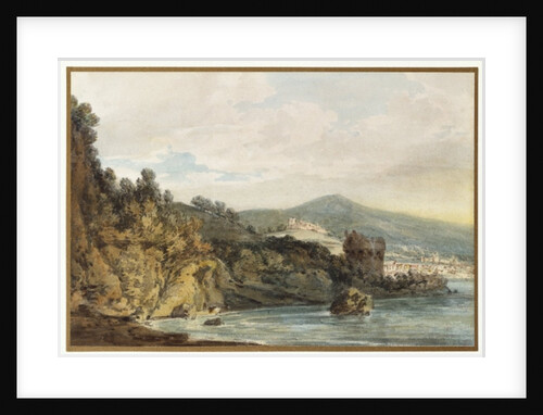The Coast Under Vietri, Salerno in the Distance, the Castle Seen Above the Torre Crestarella by Joseph Mallord William Turner