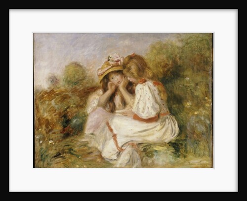 Two Girls, c.1890 by Pierre Auguste Renoir