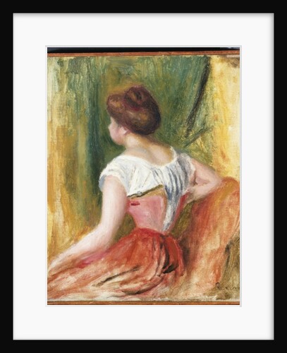 Seated Young Woman by Pierre Auguste Renoir