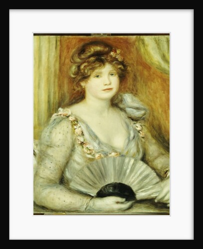 Woman with a Fan by Pierre Auguste Renoir