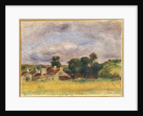 Brittany Countryside, c.1892 by Pierre Auguste Renoir
