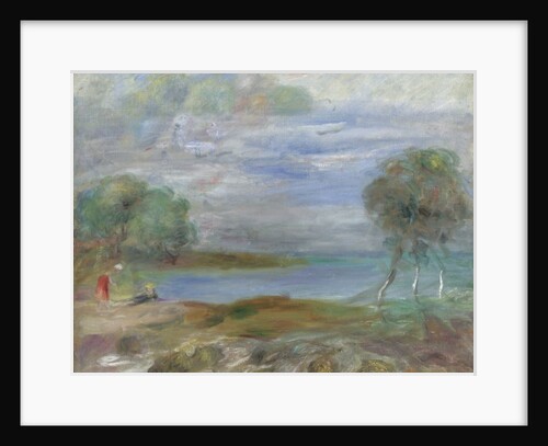 Two People at the Water's Edge by Pierre Auguste Renoir