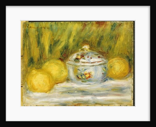 Sugar Bowl and Lemons, 1915 by Pierre Auguste Renoir