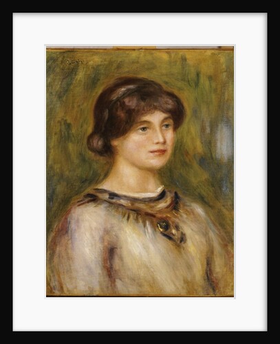 Portrait of Marie Lestringuez by Pierre Auguste Renoir