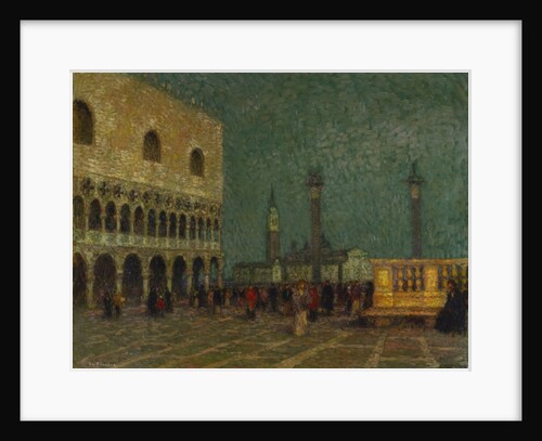 Venice, St. Mark's Square, c.1914 by Henri Eugene Augustin Le Sidaner