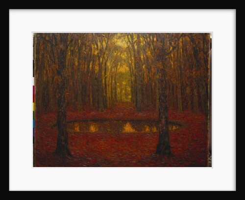 The Pond at Versailles in Autumn, 1916 by Henri Eugene Augustin Le Sidaner