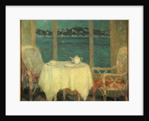 The Terrace in Front of the Bay of St. Tropez, 1929 by Henri Eugene Augustin Le Sidaner