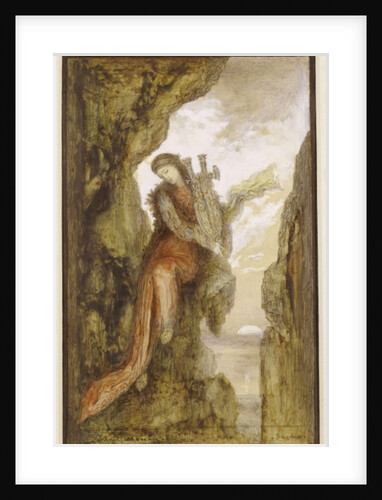 Sappho on the Cliff by Gustave Moreau
