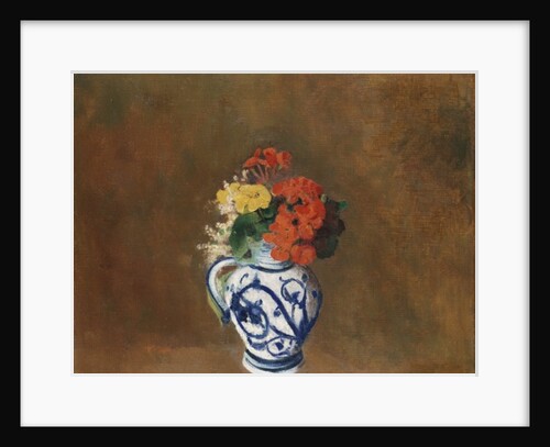 Flowers in a Blue Vase, c.1900 by Odilon Redon