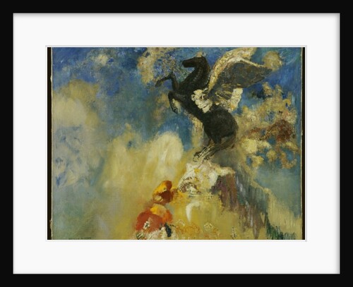 The Black Pegasus by Odilon Redon