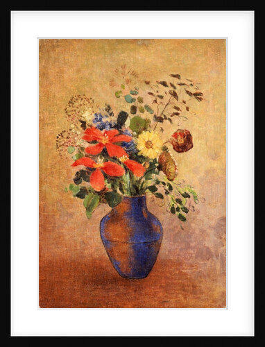 The Blue Vase by Odilon Redon