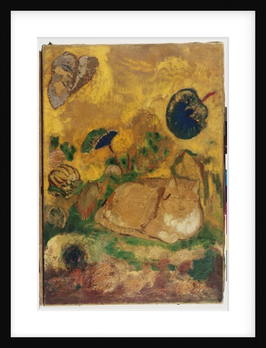 Bazon: The Artist's Cat, 1905 by Odilon Redon