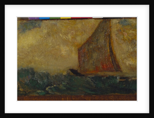 The Mystical Boat by Odilon Redon
