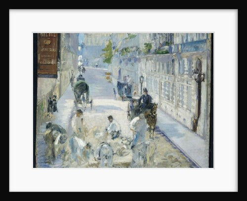The Rue Mosnier with Workmen, 1878 by Edouard Manet