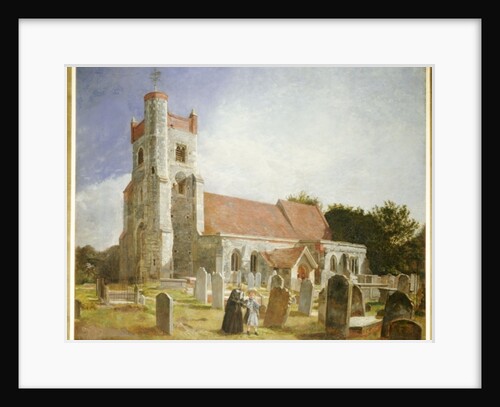 The Old Church, Ewell, 1847 by William Holman Hunt