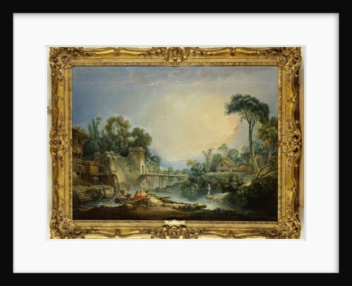 The Rustic Bridge, c.1756 by Francois Boucher