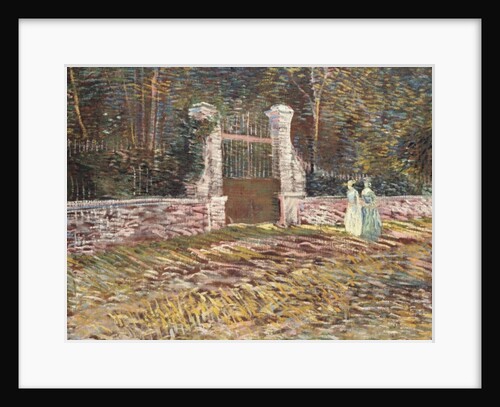 Entrance to the Voyer-d'Argenson Park at Asnieres, 1887 by Vincent van Gogh