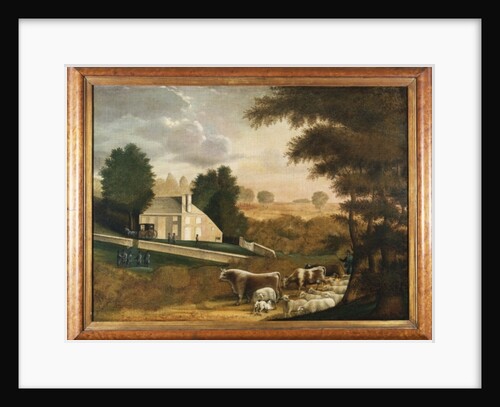 The Grave of William Penn, 1848 by Edward Hicks