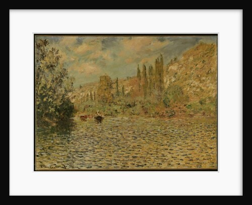 The Seine at Vetheuil by Claude Monet