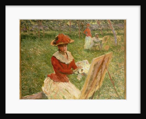 Blanche Hoschede Painting, 1892 by Claude Monet